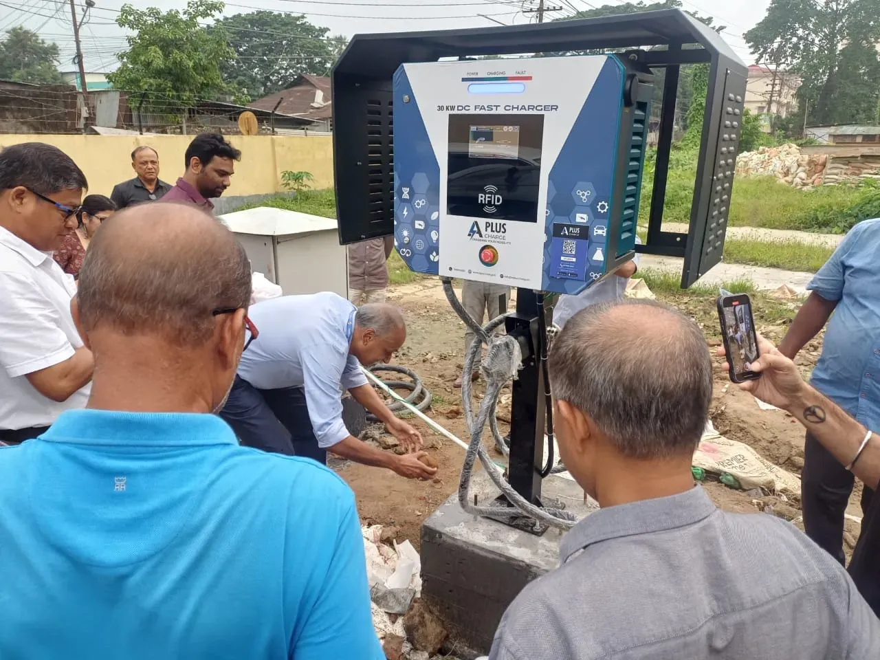 Tripura's first public EV charging station opens in Agartala; 94 more planned