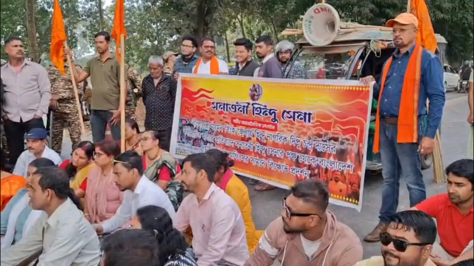 Why Are There Protests in Agartala Against Atrocities on Hindus in Bangladesh?