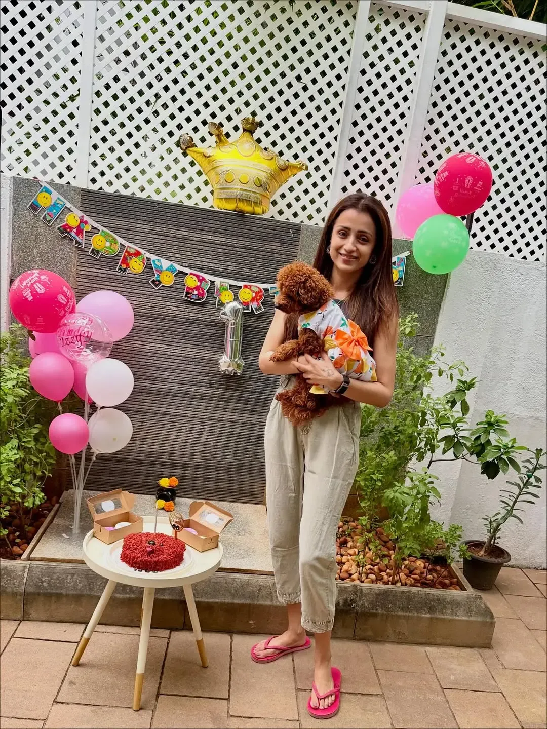 Did Trisha Krishnan throw a birthday bash for Izzy turning 1?