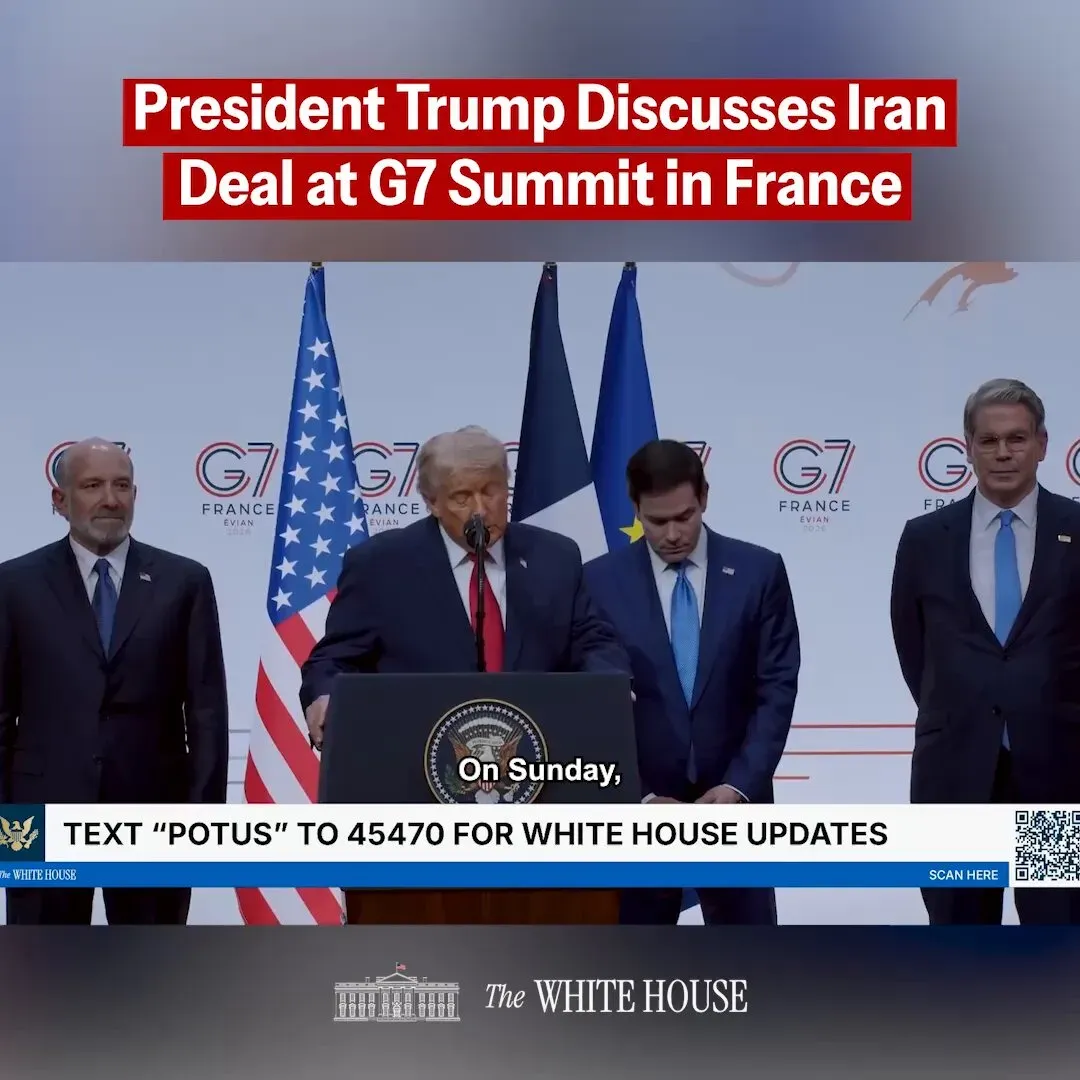 Trump Addresses Iran Deal at G7 Summit in Evian