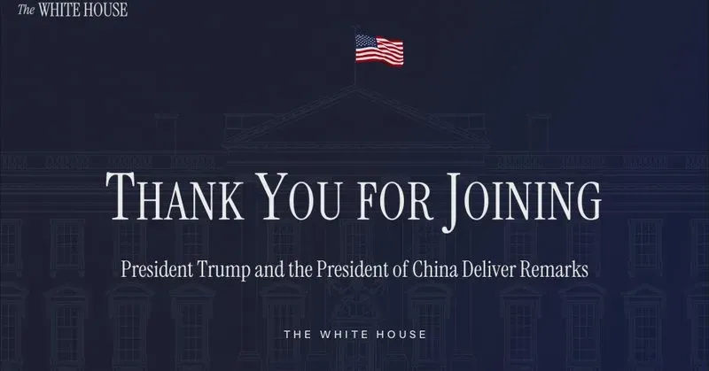 Trump and Xi Jinping Deliver Joint Remarks at Bilateral Meet