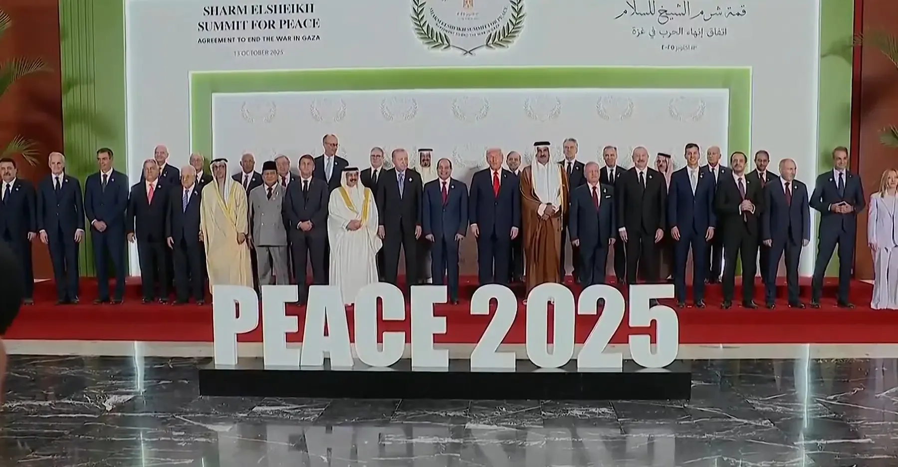 Did Trump and Arab Leaders Sign a Landmark Peace Agreement to End the Gaza War?