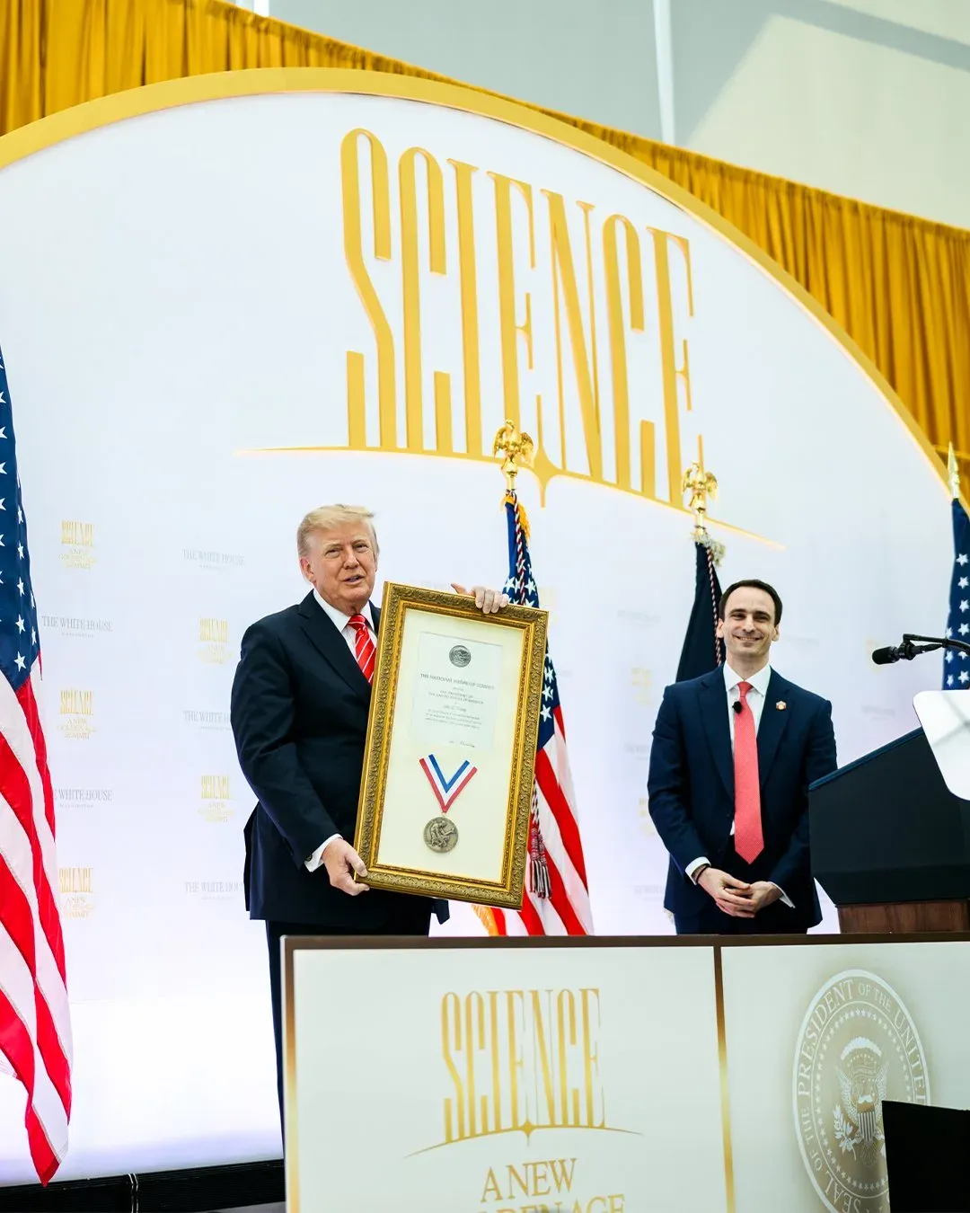 Trump Honours Six Scientists with Top US Science and Tech Medals