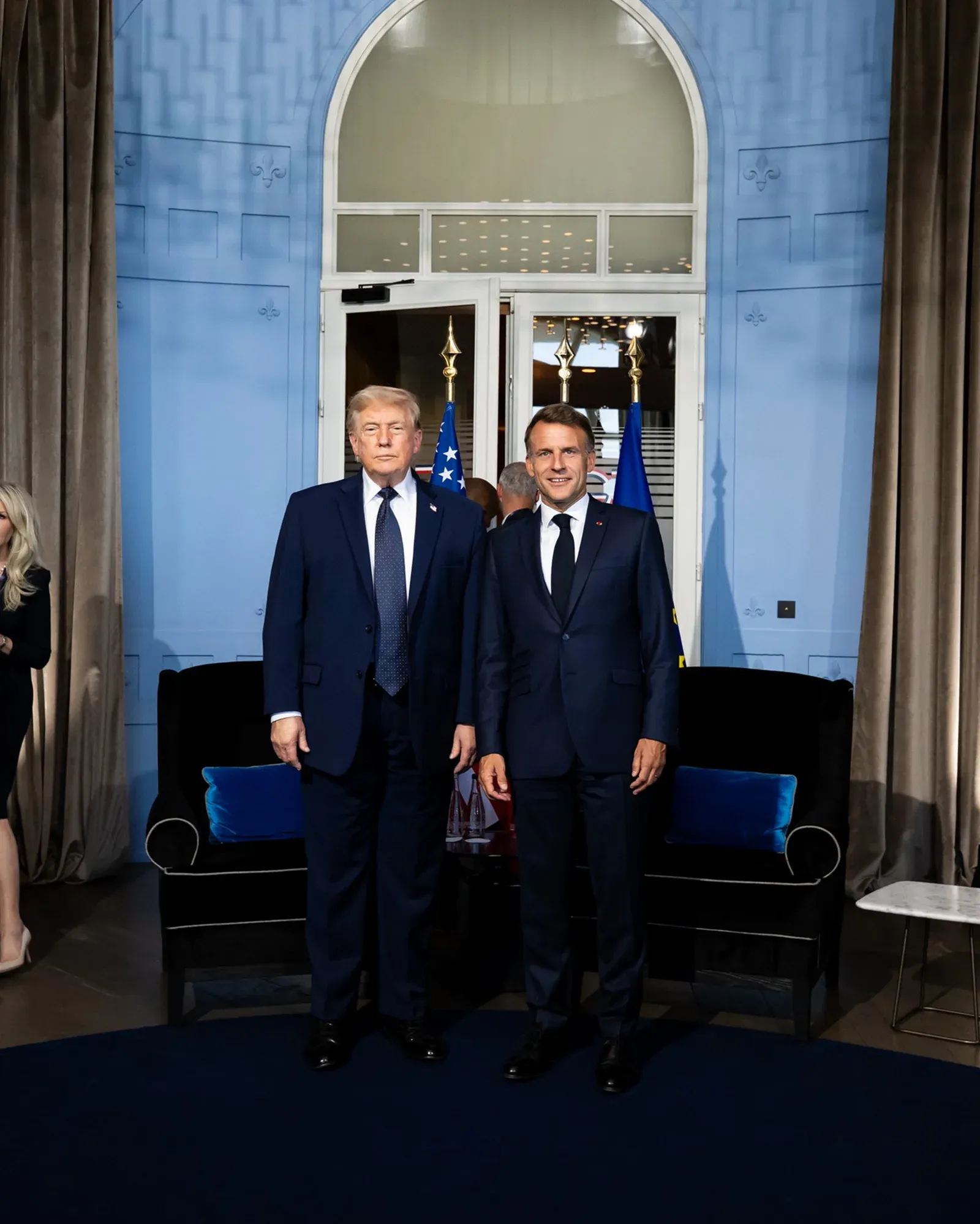 Trump Meets Macron in G7 Bilateral on Sidelines