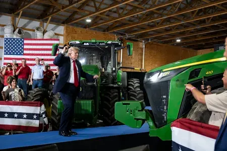 Trump vows lower energy, fertiliser costs for US farmers at Wisconsin roundtable