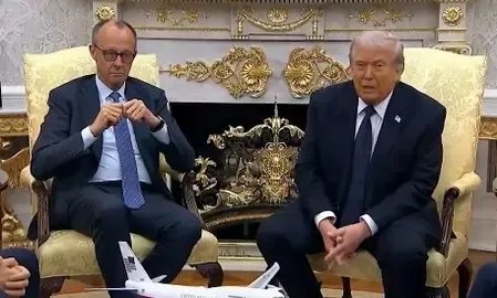 Trump Criticizes Spain and UK in Meeting with German Chancellor Merz