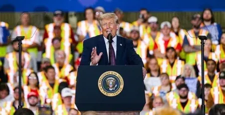 Trump declares US in 'golden age' citing oil prices, jobs, record investment