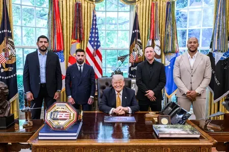 Trump to host UFC fight at White House next month