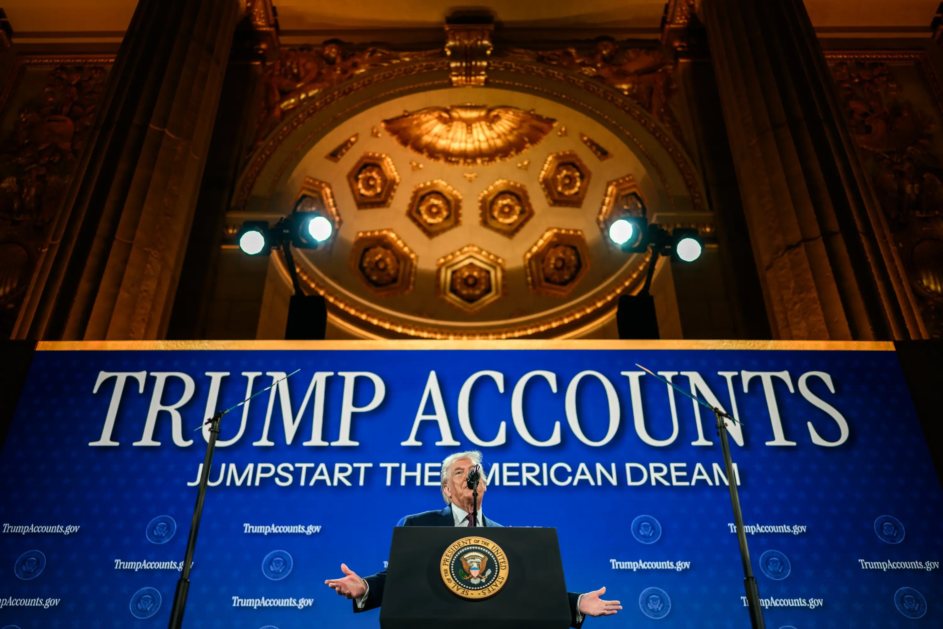 Is Trump Highlighting a Tech Boom and Market Growth as Firms Open New Accounts?