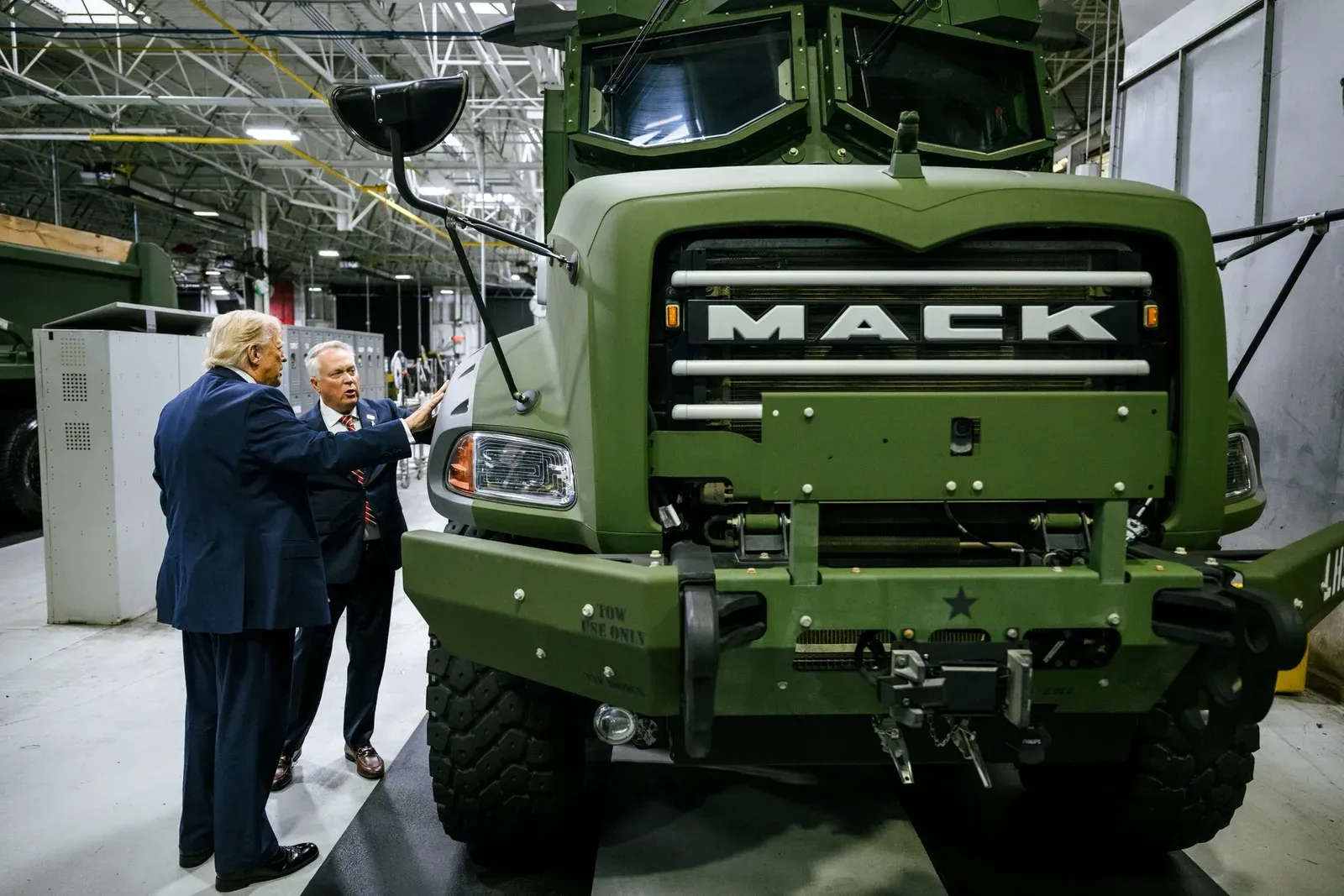 Trump Visits Mack Trucks, Champions Made in America Push