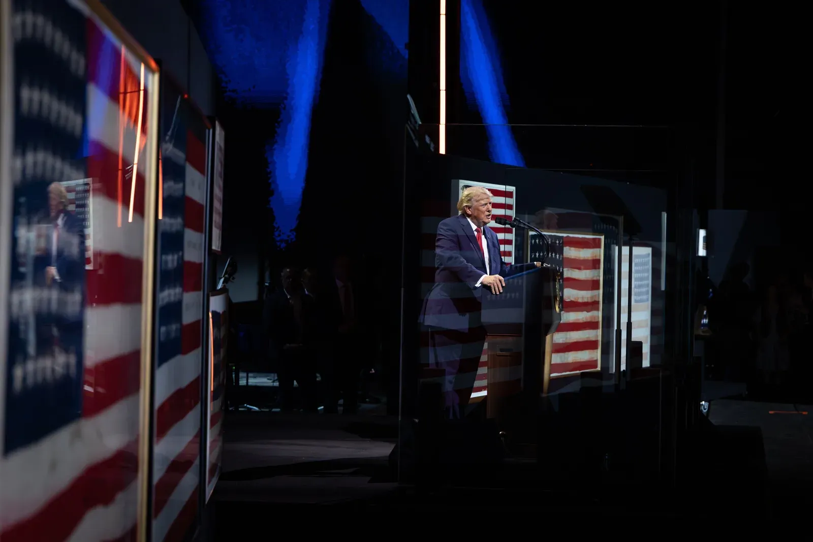 Trump vows US will 'never' become communist at 250th Independence Day