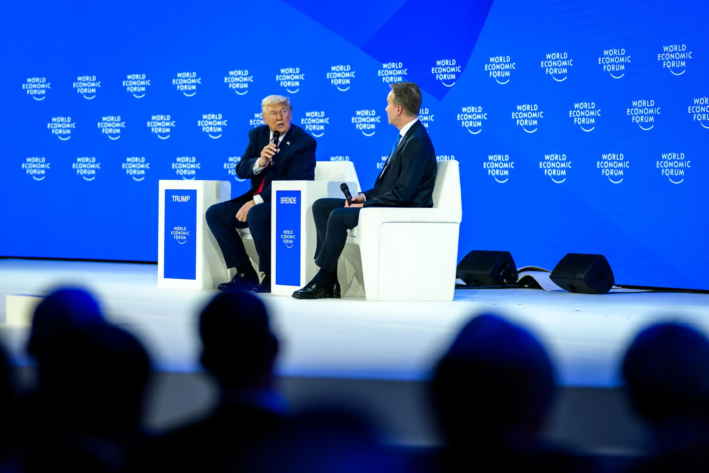 What Did Trump's Jokes, Jabs, and Ad-Libs Bring to Davos?
