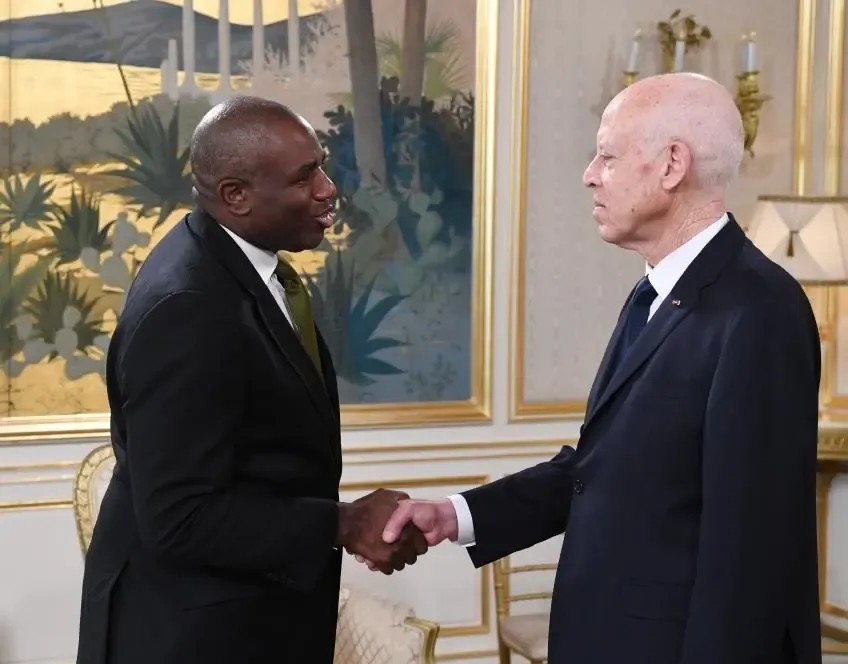Tunisian President and UK Foreign Secretary Discuss Strengthening Bilateral Relations