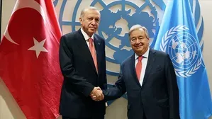 Turkey's Erdogan, UN chief discuss Syrian conflict over phone