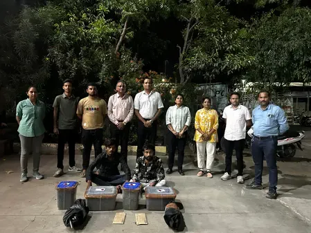 Gujarat Police Nab Two with 12 kg Ganja Worth Nearly Rs 6 Lakh in Gandhinagar