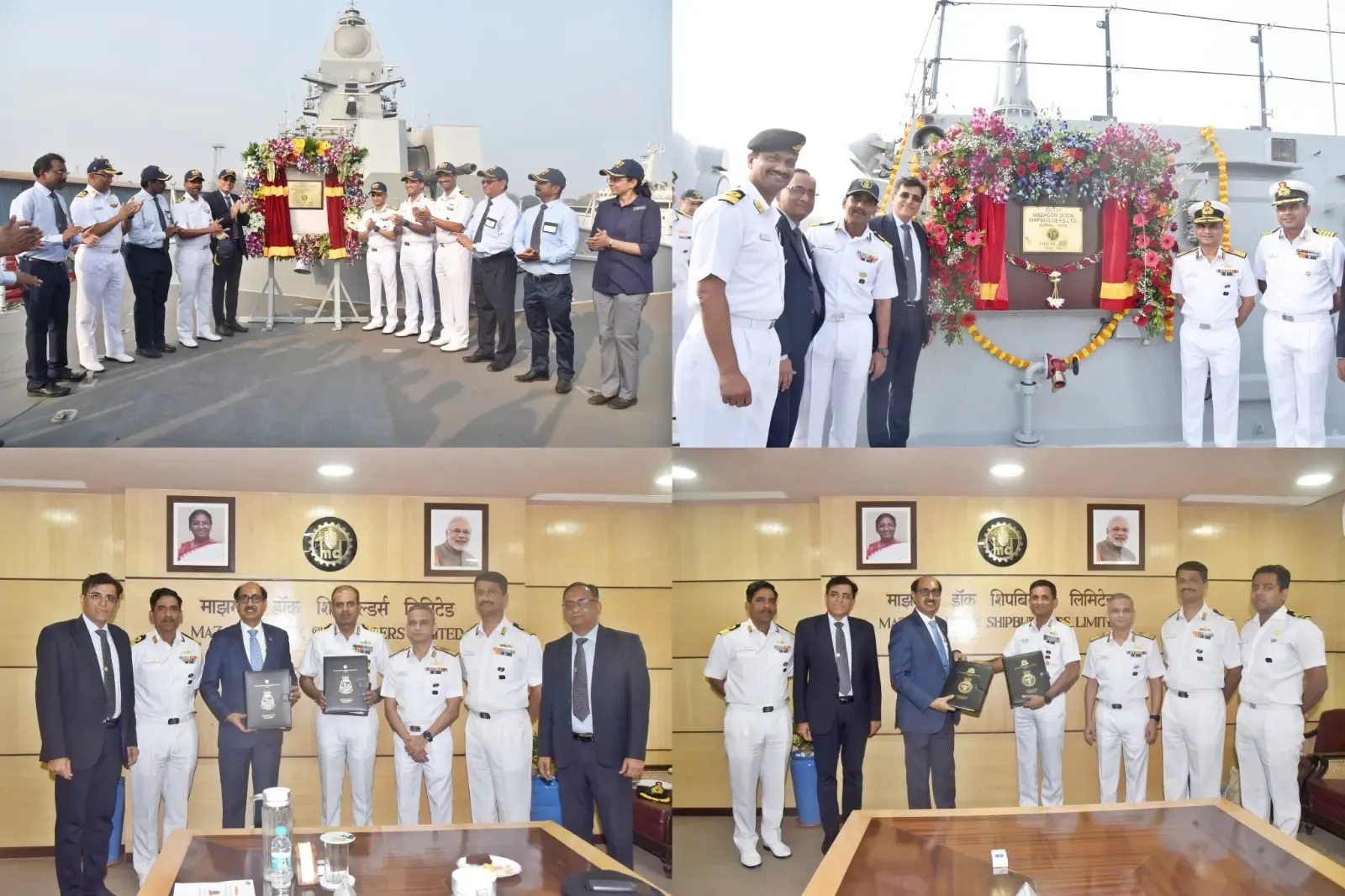 Indian Navy Receives Two Indigenous Warships: Nilgiri and Surat