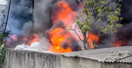Two killed in Pharma City factory fire near Vizag, CM Naidu orders relief