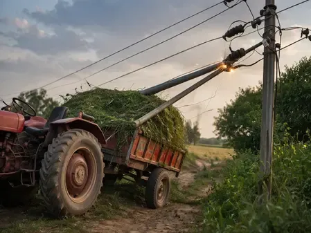 Tragic Collision with Power Line Claims Two Lives in Madhya Pradesh