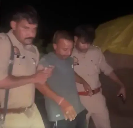 Mathura encounter: 2 murder accused shot in legs, arrested; pistols and bike seized