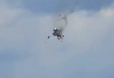 Two EA-18G Growlers collide mid-air at Idaho air show, all 4 crew eject safely