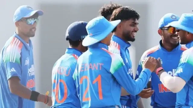 How Did George, Deepesh, and Chouhan Lead India to a 90-Run Win Over Pakistan in the U19 Asia Cup?