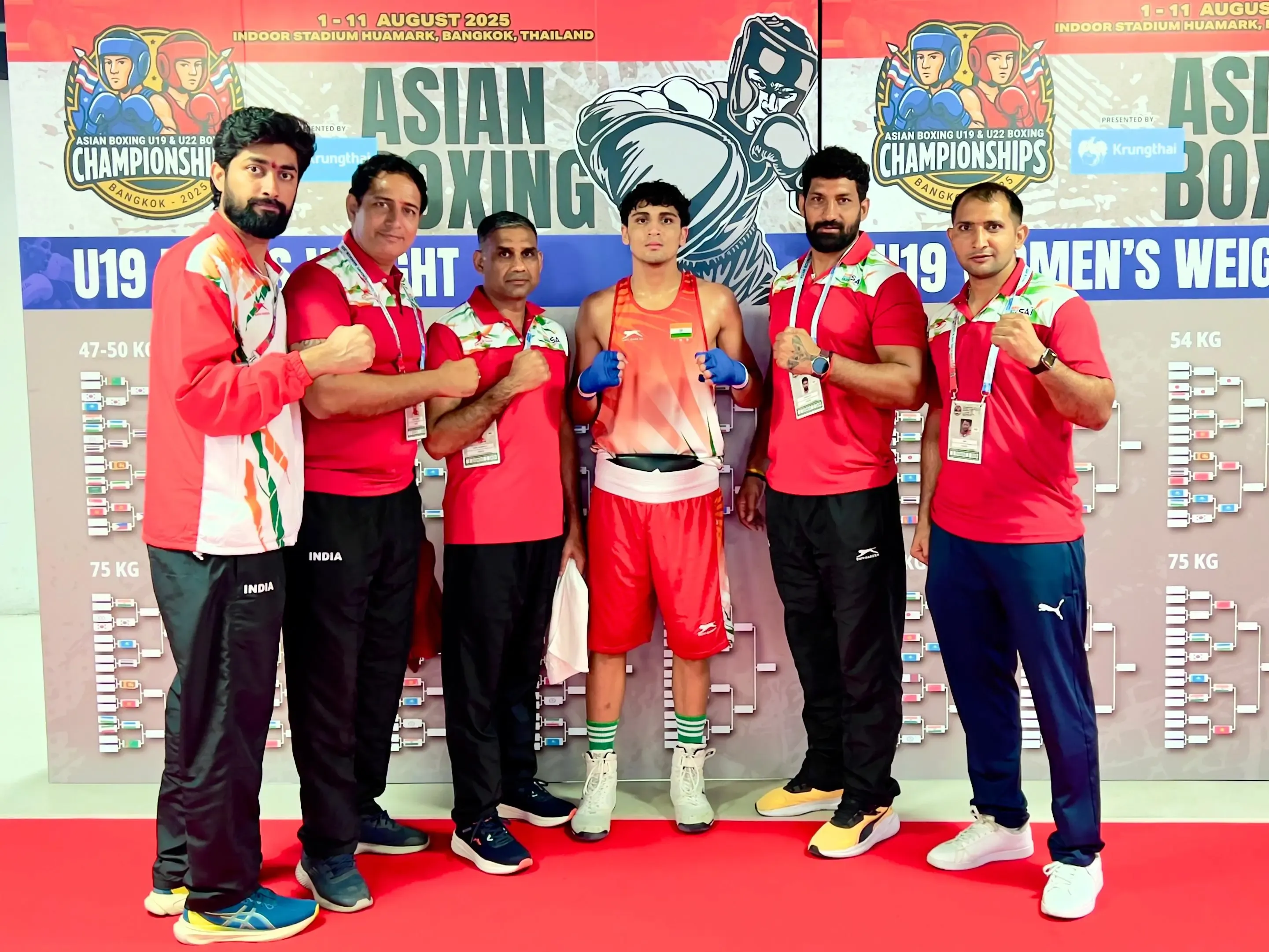 How Did Five Indian Boxers Secure Their Spots in the Semifinals of the U19 Asian Boxing Championships?