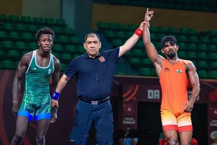 U23 Asian Wrestling C'ships: Sagar, Suraj reach finals in Da Nang