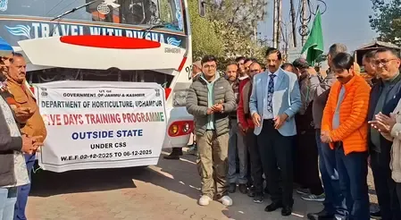 उधमपुर के 35 किसानों का पंजाब में एक्सपोजर विजिट, सीखेंगे मॉडर्न फार्मिंग