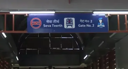 Is Udyog Bhawan Metro Station in Delhi now ‘Seva Teerth Bhawan’ Station?