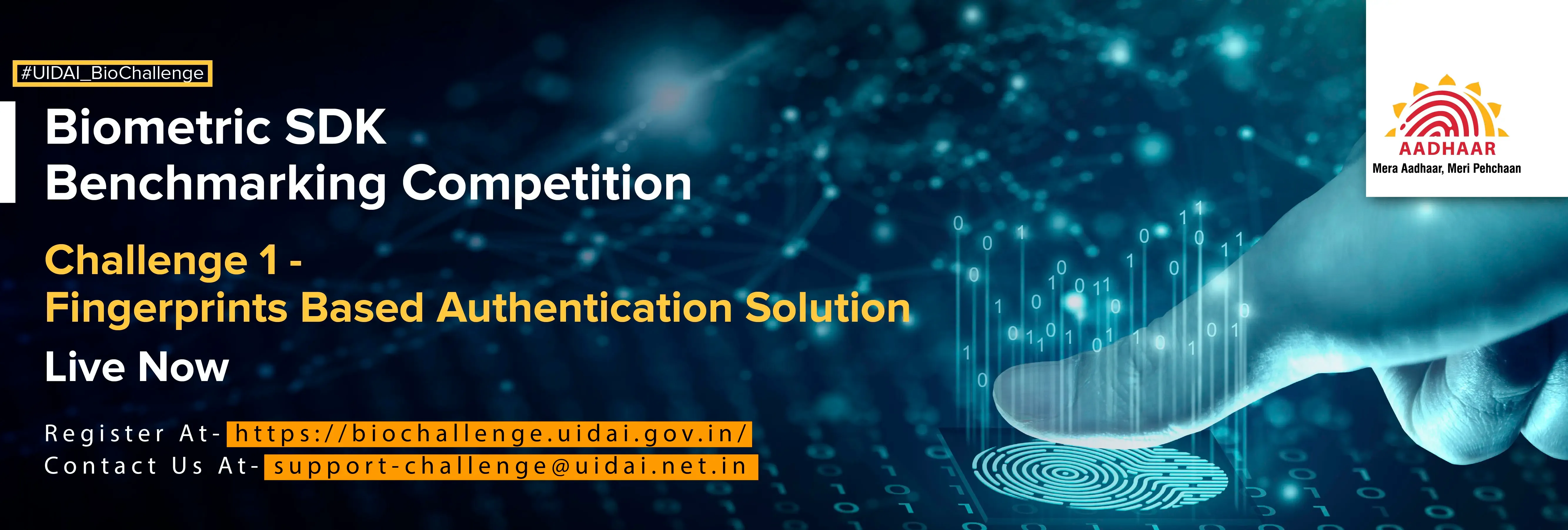 UIDAI and IIIT-H Launch Biometric Challenge with Rs 7.7 Lakh Prize