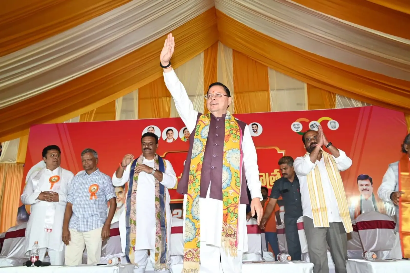 Did U'khand CM Dhami Unveil Vajpayee's Statue in Andhra Pradesh and Discuss 'Atal-Modi Governance Legacy'?