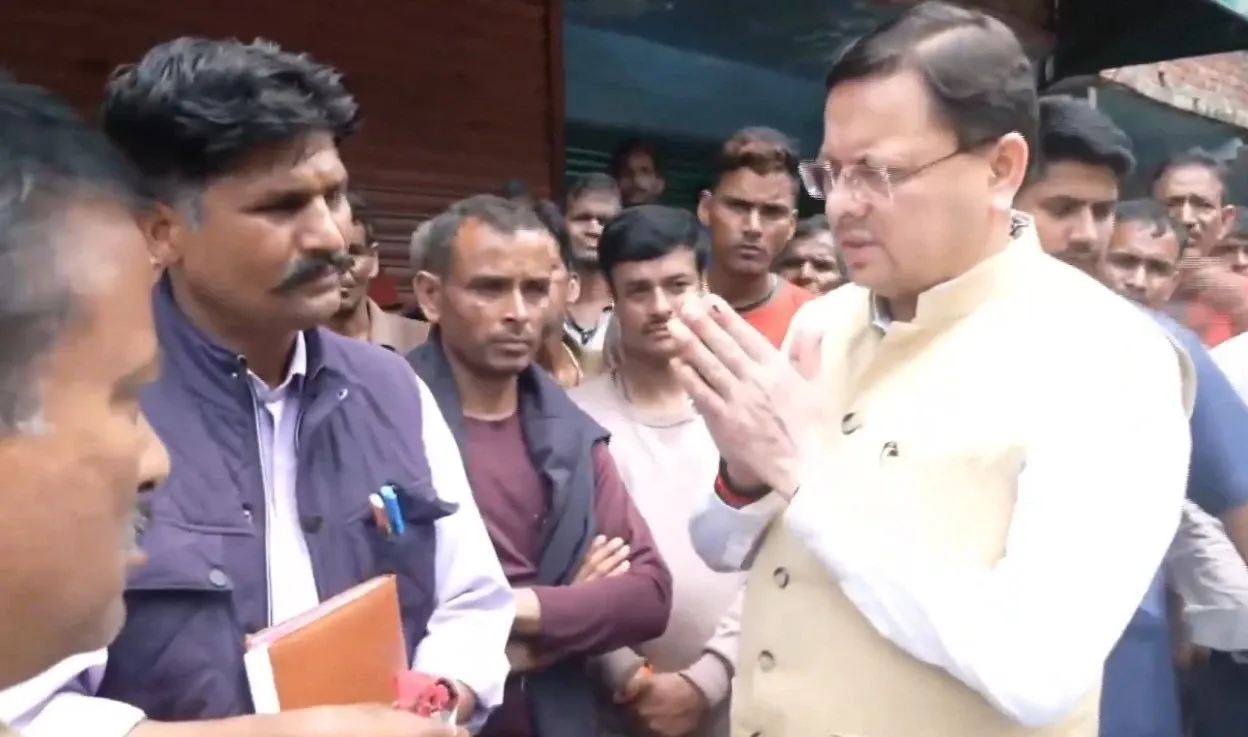What Actions Did U'khand CM Dhami Take After the Cloudburst in Pauri Garhwal?