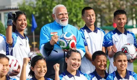 17 Sikkim footballers call PM Modi meeting 'unforgettable' after friendly match in Gangtok