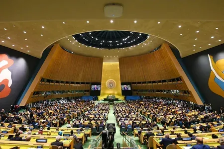 UNGA holds 5th dialogue with Ecuador's Espinosa for UN chief role