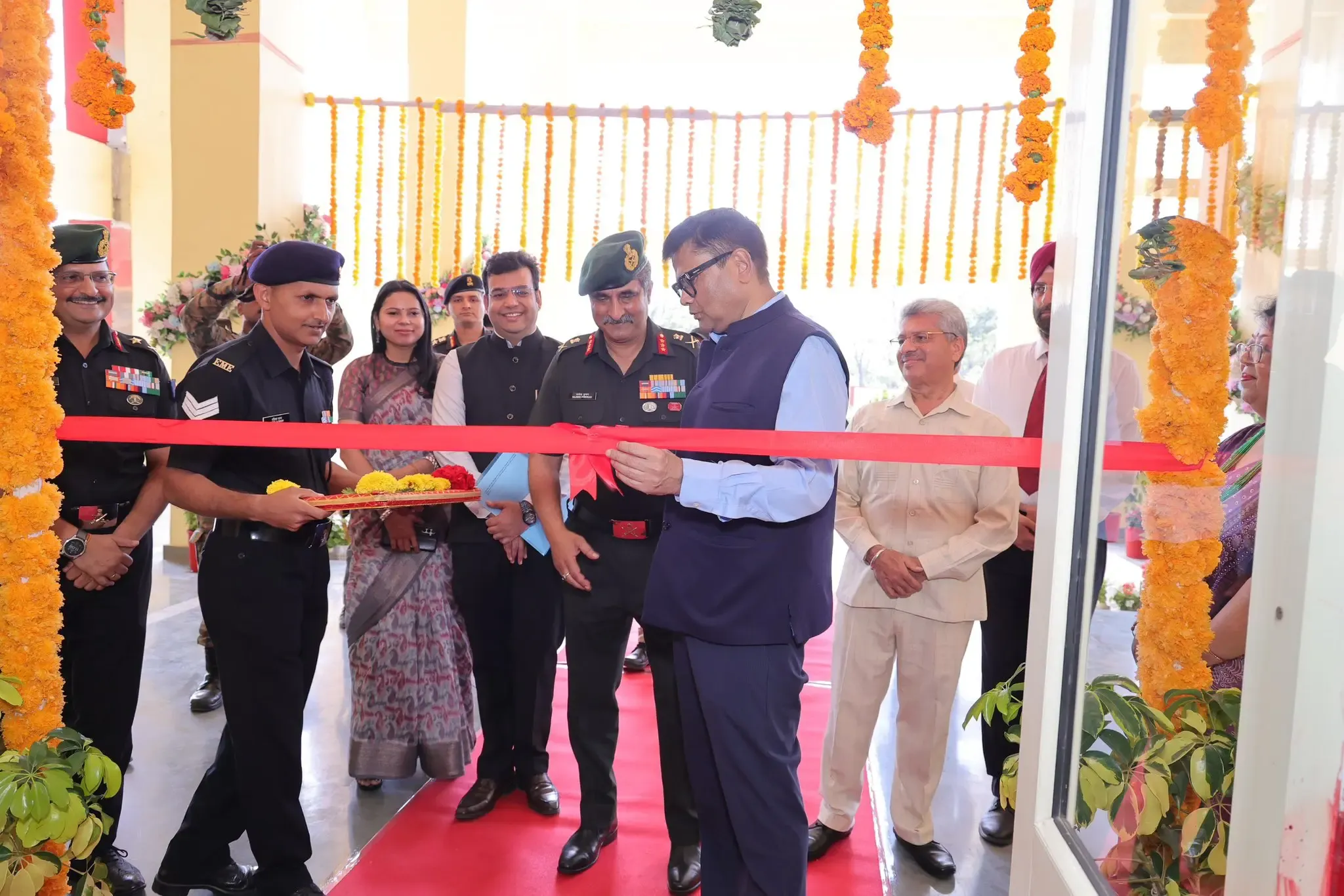 Sanjay Kumar Inaugurates New Army School in Ambala: A Call to Youth to Serve the Nation