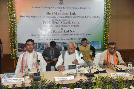 Khattar reviews Tripura power sector, smart metering targets set for 2027