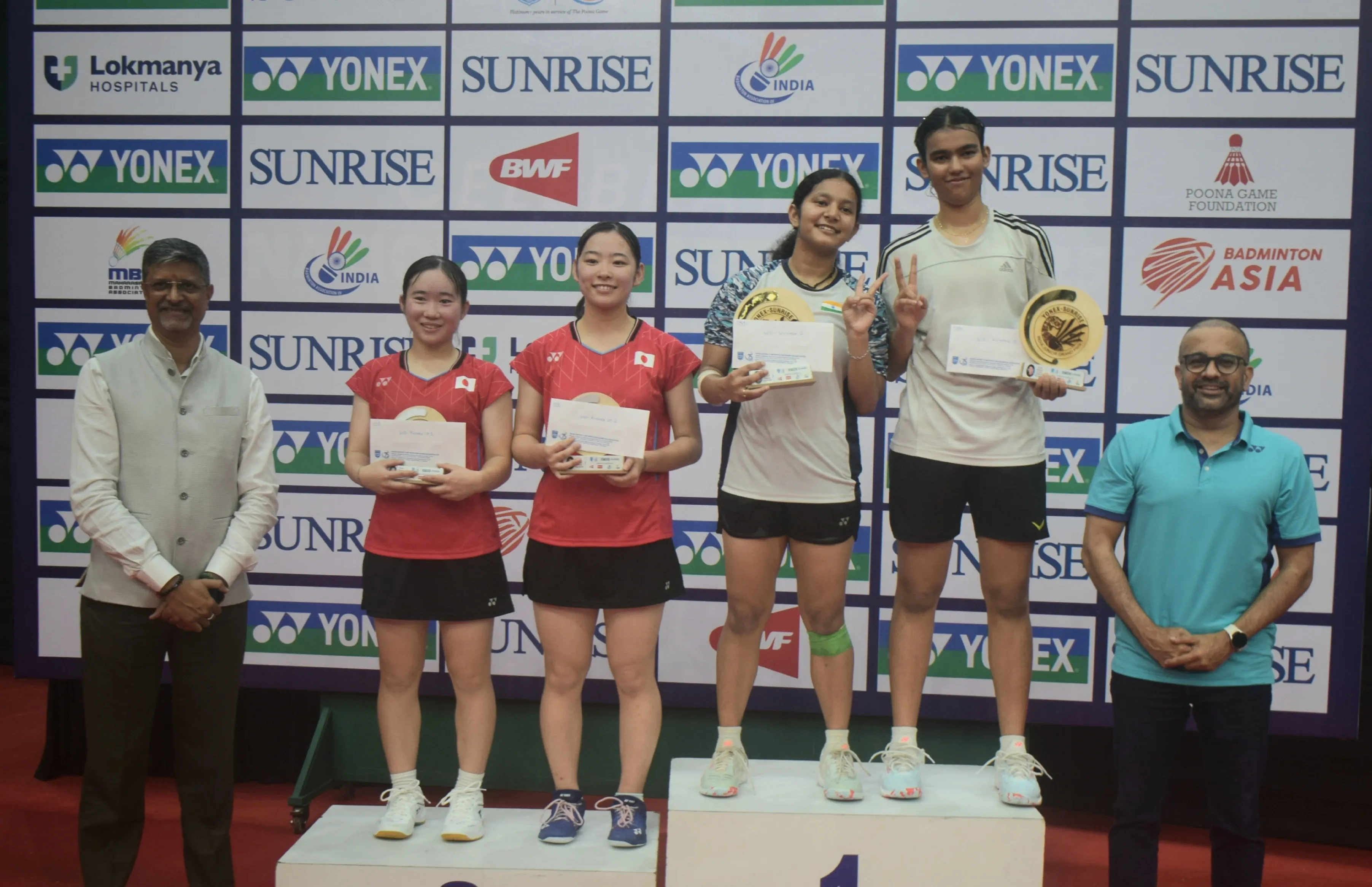 Did Unseeded Vansh-Shravani & Aanya-Angela Secure Doubles Gold at the India Junior International Grand Prix?
