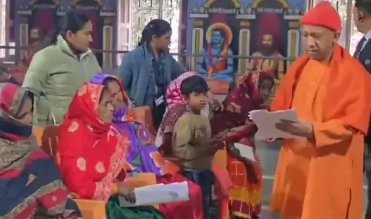 What Did UP CM Yogi Adityanath Discuss at the ‘Janta Darshan’ in Gorakhnath Temple?