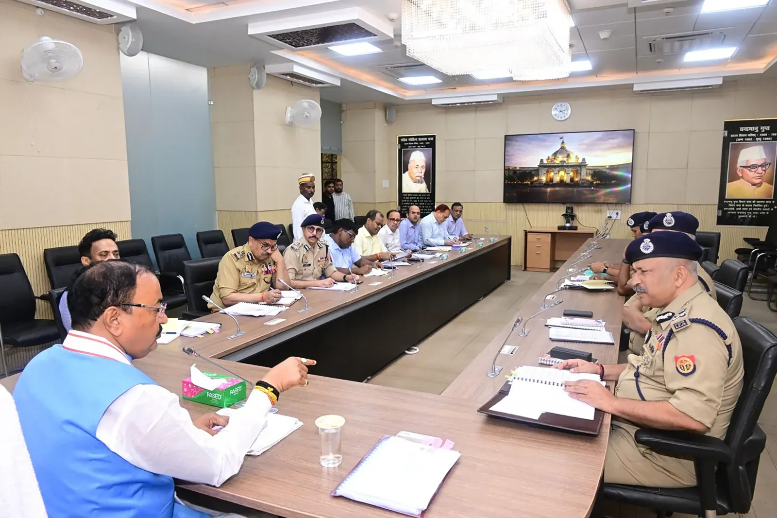 UP Dy CM Keshav Prasad Maurya reviews law and order ahead of Monsoon Session 2026