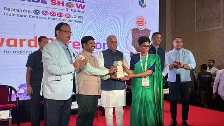 यूपी इंटरनेशनल ट्रेड शो 2025 : ग्रेटर नोएडा प्राधिकरण को मिला हॉल-3 में बेस्ट स्टॉल का सम्मान