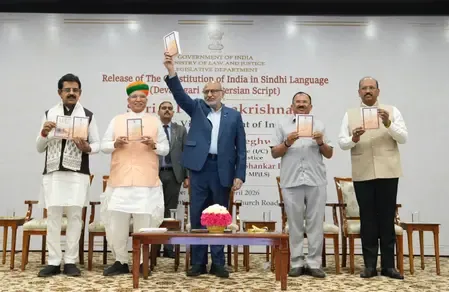 उपराष्ट्रपति सीपी राधाकृष्णन ने सिंधी भाषा में जारी किया संविधान, बोले- भाषाएं संस्कृति, परंपरा और पहचान की वाहक