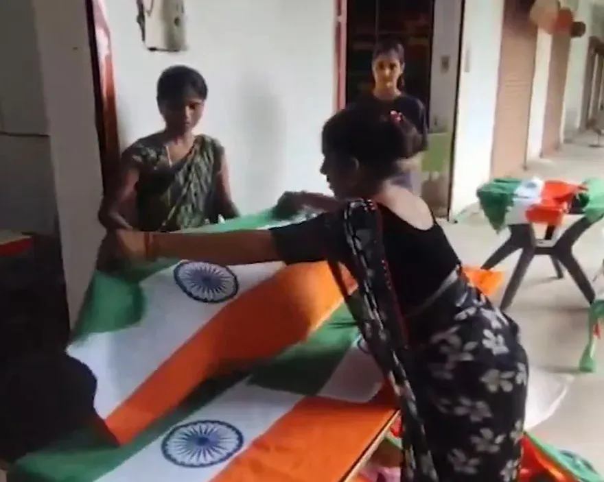 Kanpur women weave 3 lakh Tricolours, power 'Har Ghar Tiranga' 2025