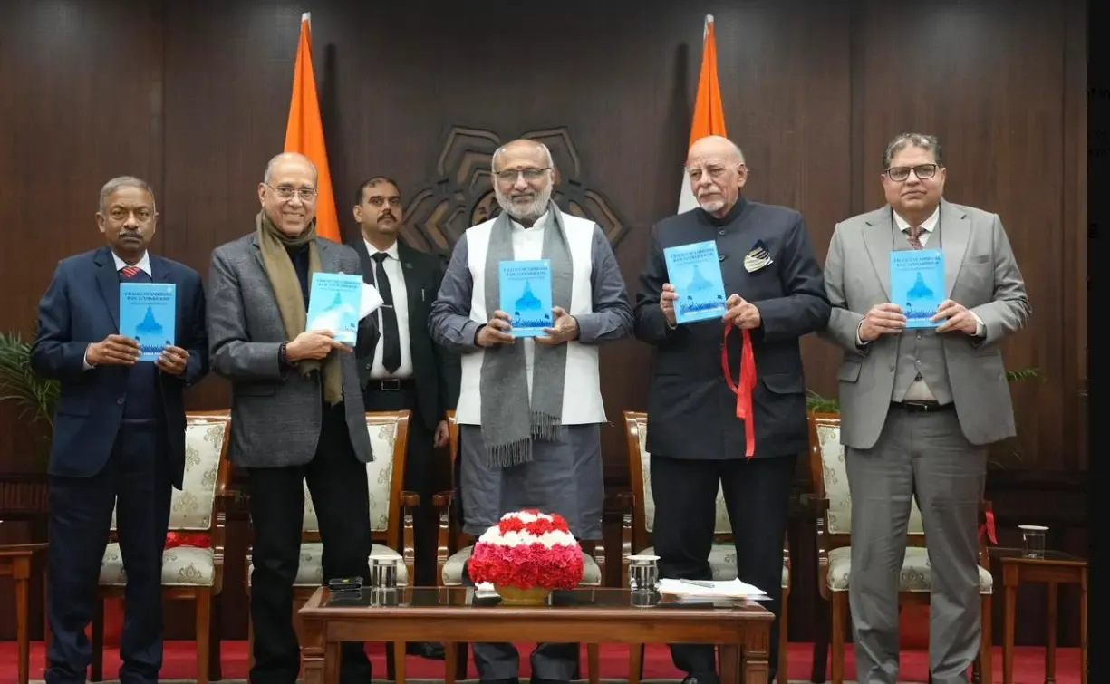 क्या उपराष्ट्रपति सीपी राधाकृष्णन ने राम मंदिर पर पुस्तक का विमोचन किया और भारतीयों का आत्म-सम्मान बहाल किया?