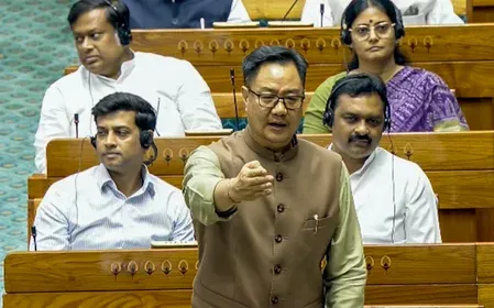 Rahul Gandhi's 'idiot' remark rocks Lok Sabha; Rijiju flags unparliamentary language
