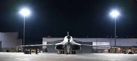 Escalation of Tensions: US B-1 Bombers Target Iran's Missile Capabilities