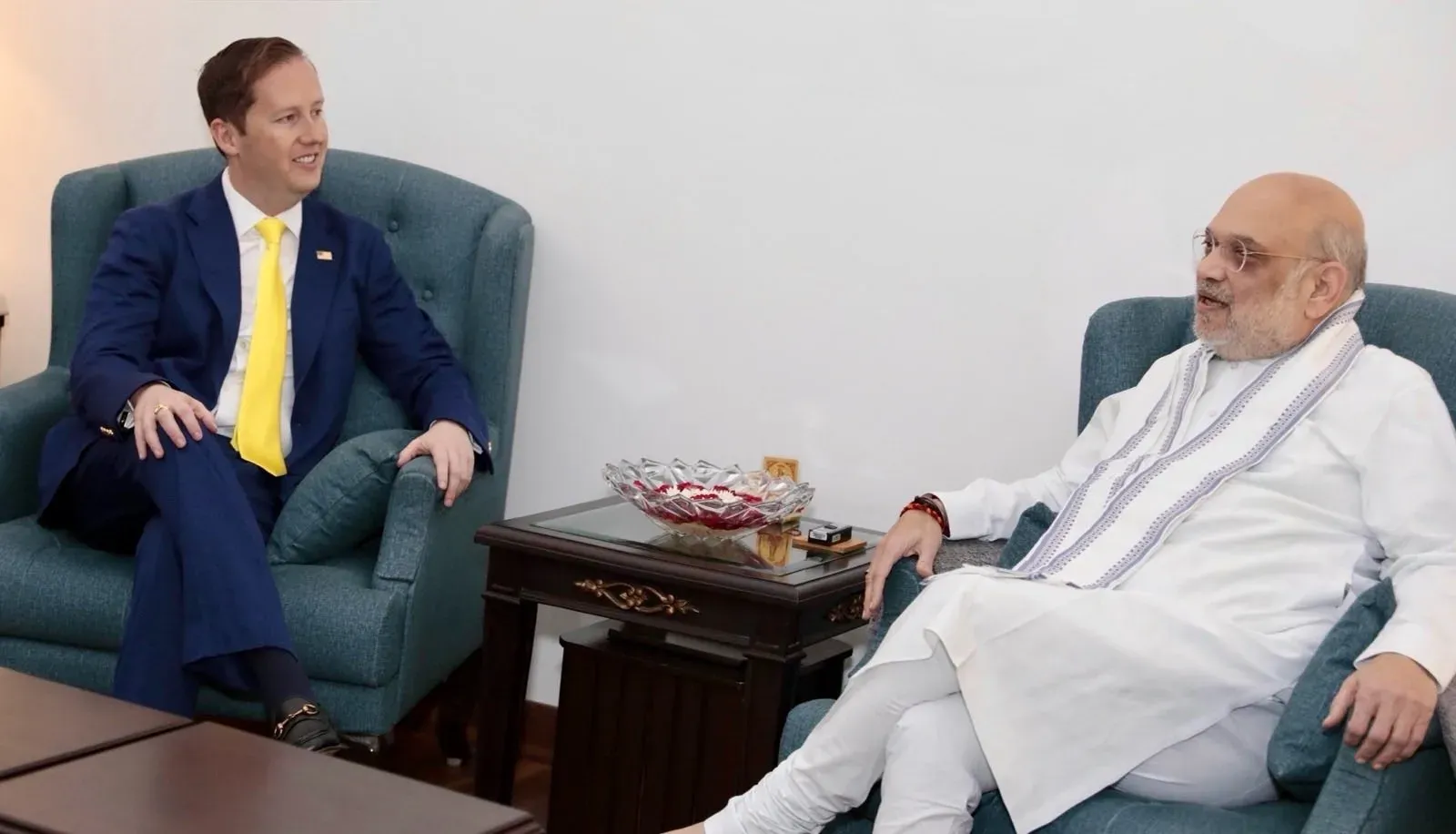 US envoy Sergio Gor, Amit Shah discuss counter-terrorism and drug cooperation