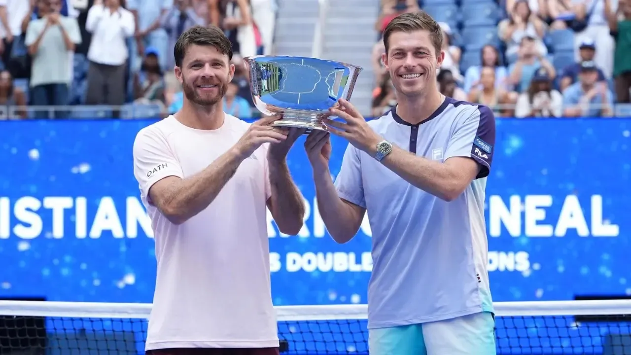 US Open doubles: Harrison, Skupski win historic title 6-4, 7-6