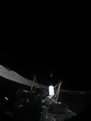 US Lunar Lander Mission Cut Short After Tipping Incident