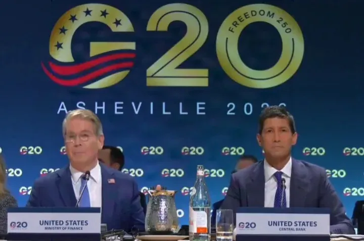 G20 Asheville: US pushes tariffs, flags Iran Hormuz risk to global economy