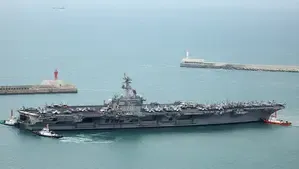 USS Carl Vinson Arrives in South Korea as a Show of Strength